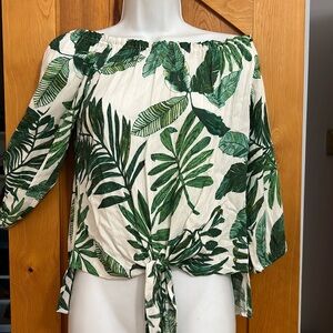 Veronica M palm lanes blouse